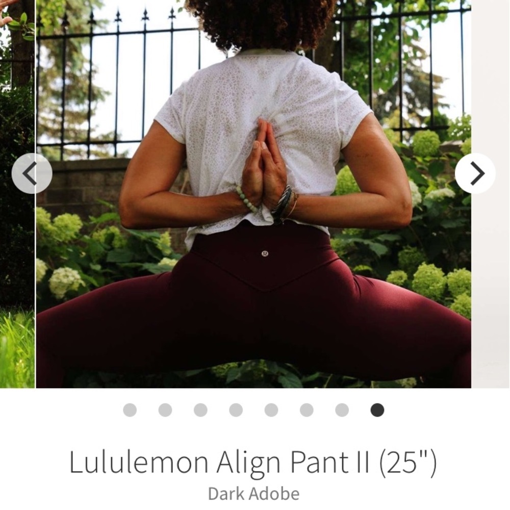 NWOT Lululemon Align Dark Adobe 28” size 2